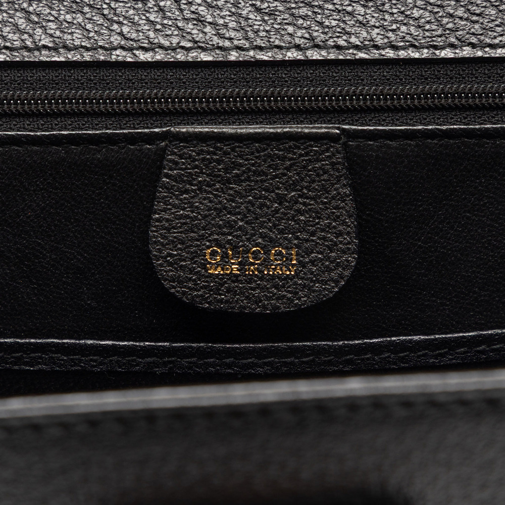 Pre-Loved Gucci Small Grained Calfskin Bamboo Night - Picture 5 of 8